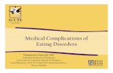 Medical Complications of Eating Disorders Complications of Eating Disorders ... • Define anorexia nervosa and bulimia nervosa ... • Differ depending on the type of eating disorder