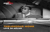 thelonious monk - Open Reel Records · a Milano da Thelonius Monk e Bud Powell, il 21 aprile 1961. Mario Fattori, produttore del concerto Monk-Powell, e Bill