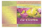 SAINT RICHARD PARISH- - strichardchurch.org · Third Sunday of Easter April 30, 2017 ! Pre-Cana Classes In preparation for the sacrament of Marriage, Pre-Cana classes are required