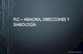 PLC – Memoria, direcciones y simbologíaprofehernandez.weebly.com/uploads/1/4/1/1/14115591/ex1-repaso_plc... · MEMORIAS •Allen-Bradley divide la memoria del PLC en archivos.
