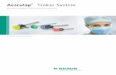 Aesculap Trokar System - endoscopy-catalog.com€¦ · 2 Aesculap® Trokar System Kombinierbares System bietet die Vorteile von wiederverwendbaren Trokaren in Kombination mit der