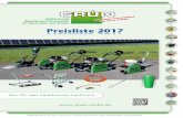 Preisliste 2017 - Grün GmbH ·  Gültig ab dem 01.01.2017 bis zum 31.12.2017 oder zu einer früher erscheinenden, neuen Preisliste! Preisliste 2017 Preisliste 2017