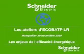 Les ateliers d’ECOBATP LRecobatplr.org/pdfbox/SCHNEIDER ELECTRICS.pdf · 21 Schneider Electric Solution Efficacité énergétique O.Champenois 10/2010. Piloter : Commander et adapter