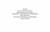 RYOBI 25cc String Trimmers Manufacturing … RY252CS...RYOBI 25cc String Trimmers Manufacturing Numbers 090333001, 090333002 and 090333003 Item Numbers RY251PH, ... 38 307160001 Carburetor