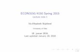 ECON3150/4150 Spring 2015 - Lecture note 1 .ECON3150/4150 Spring 2015 Lecture note 1 Siv-Elisabeth