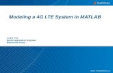Modeling a 4G LTE System in MATLAB - MathWorks€¦ · 30 MIMO-OFDM overview X Y Time 𝑡𝑛 subcarrier 𝑤𝑘 Y=𝐻∗𝑋+𝑛 To avoid singularity: 1. Precode input with pre-selected