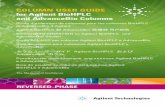 COLUMN USER GUIDE for Agilent BioHPLC and AdvanceBio Columns · for Agilent BioHPLC and AdvanceBio Columns ... personnel in a well-ventilated area. ... Cette brochure fournit des