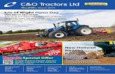 Isle of Wight Open Day - C&O Tractors€¦ · Isle of Wight Open Day 25th March 3pm til late Join us at our depot at Long Lane in Newport for a Hog roast, bar and music. We’ll have
