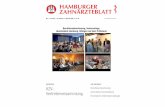 HAMBURGER ZAHNÄRZTEBLATT - OPUS …epub.sub.uni-hamburg.de/epub/volltexte/2015/42523/pdf/...(Dr. Hans Peter Huber, DGAZ) und „Was bieten die Zahnärztekammern und KZVen den Patienten?“