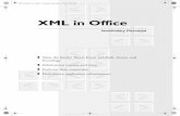 XML in Office - pearsoncmg.comptgmedia.pearsoncmg.com/images/013142193X/samplechapter/013142… · XML in Office Introductory ... InfoPath lets you design and use forms that are really