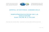 APPEL D’OFFRES 100001412 IMPLÉMENTATION DE LA SOLUTION SAP ... d'offres SAP HCM 100001412.pdf · Appel d’offres 100001412 Implémentation de la solution SAP HCM à l’OCDE Page