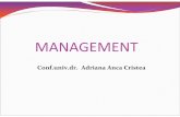 MANAGEMENT - file.ucdc.rofile.ucdc.ro/cursuri/D_2_N212_Management_Cristea_Anca.pdf · Definirea şi caracterizarea ... influenţează activitatea a cel puţin unei alte persoane decât