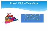 Smart PDS in Telangana · FP Shop automation ... Ration card management module ... Manual system of distributing Ration- scope for numerous irregularities