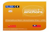 ETA USB ANCHORS 12-0522 EN 2015-1constructionanchors.net/docs/Construction Anchors catalog.pdf · (design acc. to ETAG 001, Annex C, design method A) Anchor size 8 10 12 14 Nominal