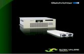 Gleichrichter - eltek.de · Gleichrichter Gerätebezeichnung FP1 700 HR 1300 HR 1400 FP1 1800 Typenbezeichnung Flatpack 700 E48/25 WBrug-1GRM01 E60/21 WBrug-1GRM01 Flatpack 1800