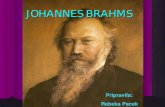 JOHANNES BRAHMS - dijaski.net · ♫Odraščal je v revni družini. ♫Na svojih koncertih je spoznal Franza Liszta,Wagnerja in Roberta Schumanna, s katerim je postal tudi dober prijatelj.