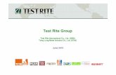 Test Rite Group - MZ Asia-Pacific · 2017-03-15 · Test Rite Group Test Rite International Co., Ltd. ... 7 Consolidated B/S for ... Operating margin 1.7% 3.4% Gross margin 19.8%
