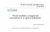 Národní registr nemocí z povolání - uzis.cz · Národní registr nemocí z povolání Závazné pokyny NZIS 2 Obsah Obsah.....2