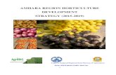 AMHARA REGION HORTICULTURE DEVELOPMENT STRATEGY (2015 … · AMHARA REGION HORTICULTURE DEVELOPMENT STRATEGY (2015-2019) ... Table 7 Major agro-ecological ... EHPEA Ethiopian Horticulture