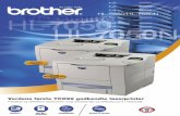 EDNord - Brother Laserprinter HL-7050 & HL-7050N Brochure · HL-3260N HL-7050/HL-7050N Verdens første TCO99 godkendte laserprinter Fleksibel og driftsikker laserprinter med arbejdsmiljø