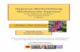Hypnose-Weiterbildung Medizinische Hypnose · Hypnose-Weiterbildung Medizinische Hypnose nach Milton H. Erickson hypnosystemisch in Bonn MEG- zertifizierte, kammerakkreditierte Hypnose-
