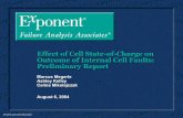 Effect of Cell State-of-Charge on Outcome of Internal Cell ... · SF32554.000 A0T0 0804 CM01 Purpose of Testing • Examine the effect of cell state-of-charge (SOC) on the outcome