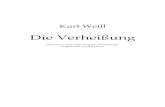 Kurt Weill - eamdc.com€¦ · Kurt Weill Die Verheißung Oratorium nach “Der Weg der Verheißung” eingerichtet von Ed Harsh