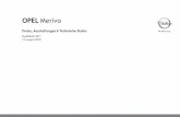 OPEL Meriva - box.motorline.ccbox.motorline.cc/autowelt/pdf/opel_meriva_2011.pdf · Opel Meriva 13. August 2010 MJ 2011 Steuerliche Regelungen Steuerliche Regelungen Gültig für