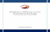 Employee Military Leave Activation Package - DEA.gov -Employee-Package.… · Employee Military Leave Activation Package For Reservists Called To Active Duty . Drug Enforcement Administration