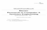 Modulhandbuch Master Research in Computer & Systems ... · Software & Systems Engineering 2 1 0 PL 5 100091 Theoretical Computer Science 2 1 0 ... form provided by ... Modul: Theoretical