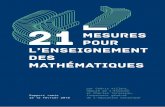 212121212121212121 2121 - cache.media.education.gouv.frcache.media.education.gouv.fr/file/Fevrier/19/0/Rapport_Villani_T... · l’enseignement des mathématiques mesures pour par