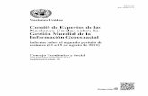 Comité de Expertos de las Naciones Unidas sobre la Gestión ...ggim.un.org/meetings/GGIM-committee/documents/GGIM2/Report on th… · Desarrollo Sostenible y consecuencias de las
