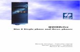 QUIXDrivelami.bcordes.free.fr/Siei_quix_manual.pdf · Ingresso analogico ausiliario ( AUX-V ) ... Control section ... Relaisausgang (OUT-1) - Dynamische Bremsung ...