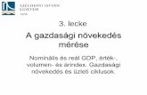 A gazdasági növekedés mérése - rs1.szif.hurs1.szif.hu/.../NGB_AK006...%203.%20lecke%20DI%c1K.pdf · • Gregory N. Mankiw (1999): Makroökonómia. Osiris Kiadó, Budapest. 1-2.