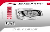 RC MOVE - SIGMA SPORT · 1 rc move pt more information  heart rate monitor *only available with free sigma move app * training analysis count * coach * control bluetooth