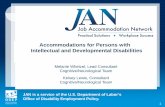 Accommodations for Persons with Intellectual and ... 8.26.pdf · Accommodations for Persons with Intellectual and Developmental Disabilities ... Use counter or ticker ... supply a