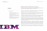 IBM SPSS Statistics Base - spss.com.br · Acesse e analise rapidamente grandes volumes de dados O IBM SPSS Statistics torna as tarefas mais fáceis de acessar, gerenciar e analisar