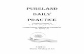 Pureland Daily Practice - yogichen.org Pureland Daily Practice.pdf · it into English so that more Buddhists may ... the Chinese transliteration of the Sanskrit mantra ... These melodies