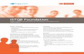 ISTQB Foundation - capgeminisogeti.dk · Grundlaget for kurset er de krav, som ISTQB (Interna-tional Software Testing Qualifications Board) stiller i forhold til at opnå en certificering.