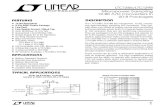 LTC1286/LTC1298 - Micropower Sampling 12-Bit A/D ...€¦ · 1 LTC1286/LTC1298 Micropower Sampling 12-Bit A/D Converters In S0-8 Packages 12-Bit Resolution 8-Pin SOIC Plastic Package