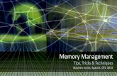 Memory Management - GTC On-Demand Featured Talkson-demand.gputechconf.com/gtc/2015/presentation/S5530-Stephen... · Memory Management Tips, ... // onvert cats to dogs in “N” chunks