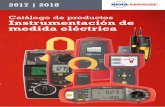Catálogo de productos Instrumentación de medida eléctrica · 66 Comprobación ambiental: Temperatura, luz, sonido, humedad, velocidad de rotación Productos Medidores de temperatura