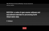 BEEODA: a suite of open-source software and educational ... · educational materials for processing Earth Observation ... free open -source software and educational materials ...