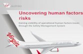 Uncovering human factors risks - Home - PACDEFF - Heather Fitzpatrick.pdf · Ways of gaining visibility and managing human factors risks Sources of data to gain visibility of HF risks