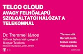 TELCO CLOUD · 2014-10-09 · ... (s) Guest OS(s) License Bochs LGPLKevin Lawton Any x86, ... DT TeraStream whitepaper L2: ... OpenFlow based SDN, TeraStream, IPv6 pilot access OpenFlow