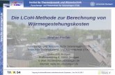 stuttgart.de Die LCoH-Methode zur Berechnung von ... · Forschungs- und Testzentrum für Solaranlagen Institut für Thermodynamik und Wärmetechnik Forschungs- und Testzentrum für