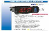 DUAL-LINE TEMPERATURE METER - Instrumart · 3 YPP7000 DUAL-LINE TEMPERATURE METER DIGITAL COMMUNICATIONS Modbus® RTU Serial Communications With the purchase of a serial communication