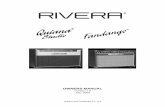 OWNERS MANUAL - gilroyshopping.com · Quiana and Fandango 1.0 p 2 Introduction Your Rivera Amp Is An Important Part Of Your Sound Your sound is your signature, your mark, your voice.