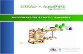 STAAD + AutoPIPE - software-gg.com · STAAD + AutoPIPE IMPORTE, EXPORTE, SINCRONICE, COMBINE La familia de programas Bentley permite la integración total e inteligente entre estructuras