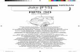 Juke (F15) - nissan.vodafoneautomotive.comnissan.vodafoneautomotive.com/pdcrear/JUKE/06DE3851B.pdf · RPS 30 - 9 - Juke (F15) - B Beep x6 Beep x1 Beep x2 3” Beep x3 the system beeps